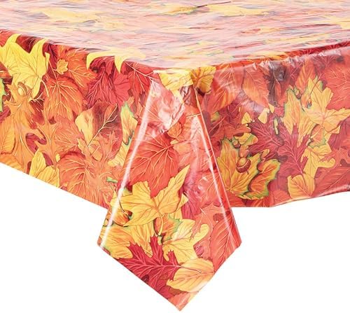 Beistle The Company - Fall Leaf Table CVR 54IN X 108 - Pack of 1 - Image 3