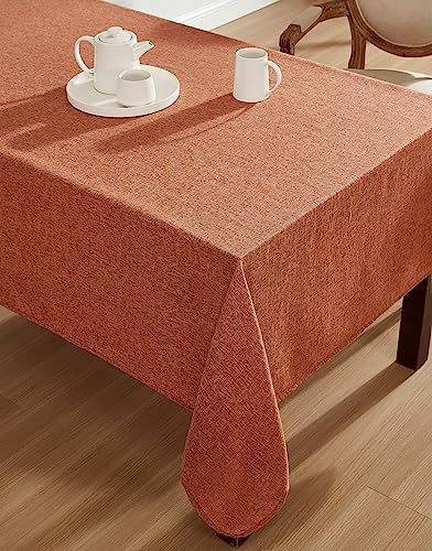 Laura Ashley Harper Tablecloth, 60" x 144", Spice - Image 4