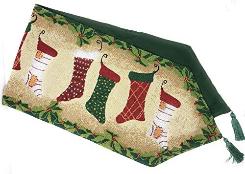 Tache Home Fashion VEG11712-1TR-1372 Sunflower Field Scarecrow Thanksgiving Autumn Harvest Country Farmhouse Vintage Decorative Woven Tapestry Table Runners, 13x104 - Image 3