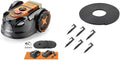 Bundle of LawnMaster OcuMow 400 Series Robot Lawn Mower with Optical Navigation & Systematic Cutting – VBRM601YCM AD + LawnMaster OcuMow Magnetic Strips – 523113