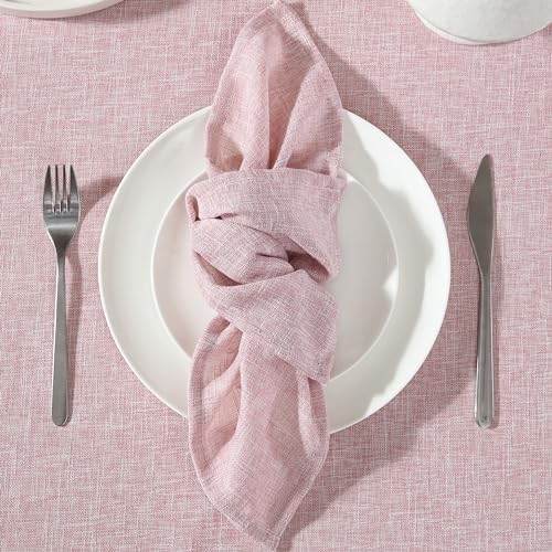 Laura Ashley Harper Set of 6 Napkins, 18" x 18", Blush - Image 3