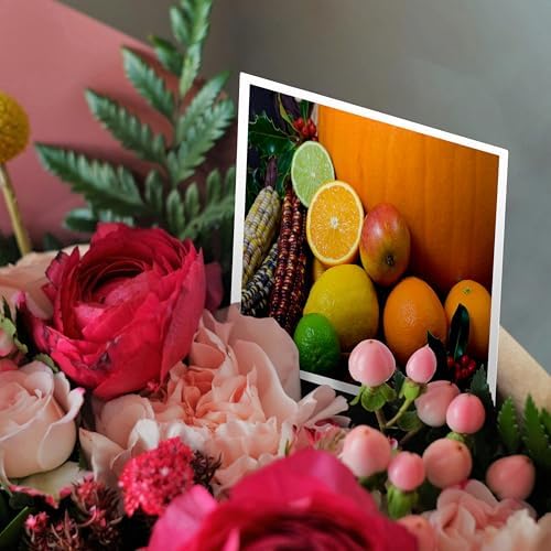 3dRose Greeting Cards - Thanksgiving Fruit and Corn - 12 Pack - Thanksgiving - Image 3