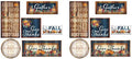 Beistle 12 Piece Durable Cardstock Paper Autumn Harvest Fall Cut Outs Thanksgiving Day Decorations for Home by Beistle
