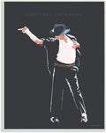 'Michael Jackson Famous People Characters'| Wall Plaque Art | Stupell Industries | 13 x 19 Inches, Easy to Hang and Sturdy, Made in USA, by Fred Birchal