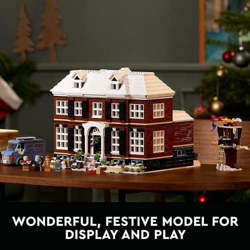 LEGO Ideas Home Alone McCallisters' House Building Set for Adults - Collectible Movie Model Kit for Office or Bookshelf Decor - Gift for Holidays or Birthdays - W/ 5 Minifigures - 21330 - Image 2