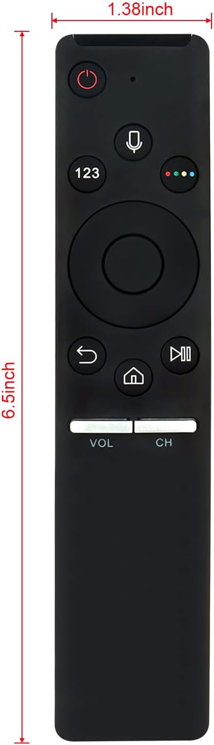 Universal BN59-01266A Replace Voice Remote fit for Samsung Smart 4K TV | BN5901266A RMCSPM1AP1 QN65Q7FD UN75MU630D UN50MU630D UN65MU850D UN43MU630D UN55MU630D UN55MU650D UN55MU700D UN55MU800D