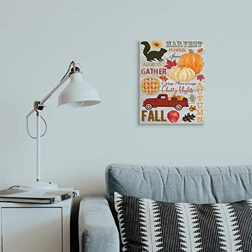 Rustic Fall Phrases Farmhouse, 16 x 20 Inch Canvas Wall Art - Image 2