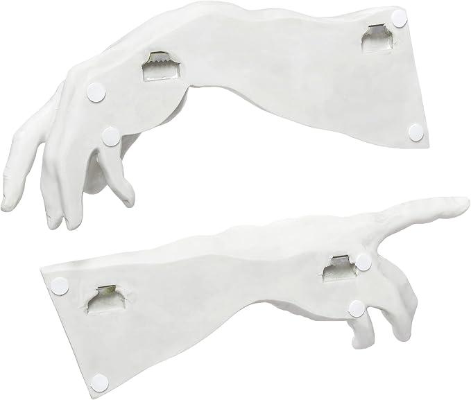 Design Toscano The Creation Wall Sculpture in Ancient Stone (Set of 2),Antique Stone