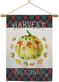 Fall Tapestry Wood Dowel Set Rod Home Banner Textile Poster Flag Stand Pole Room Wall Scroll Hanging Colorful Pumpkin Thanksgiving Indoor Decor, Autumn Gifts Made in USA by Ornament+Collection
