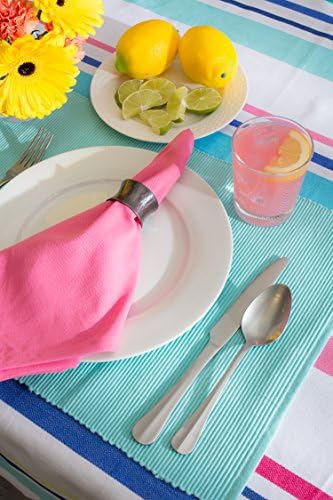 DII Solid Napkin Set Collection, 20x20, Flamingo, 6 Piece - Image 6