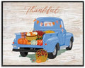 Thankful Farmhouse Harvest Truckload, 11 x 14 Inch Framed Giclée Print by StupellIndustries