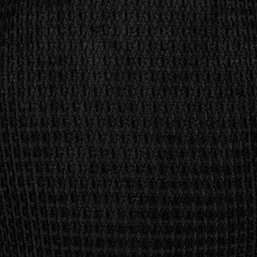 Sweet Home Collection Chair Cushion Crushed Memory Foam Pads Premium Slip Non Skid Microdot Rubber Back Tufted 16" x 16" x 3.25" Thick Seat Cover, 4 Pack, Black, Fluffy Chair Cushion - Image 3