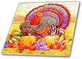 3dRose Holidays - Happy Thanksgiving 12 Inch Ceramic Tile by 3dRose