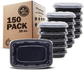 Freshware Meal Prep Containers [150 Pack] 28 oz Food Containers with Lids by Freshware