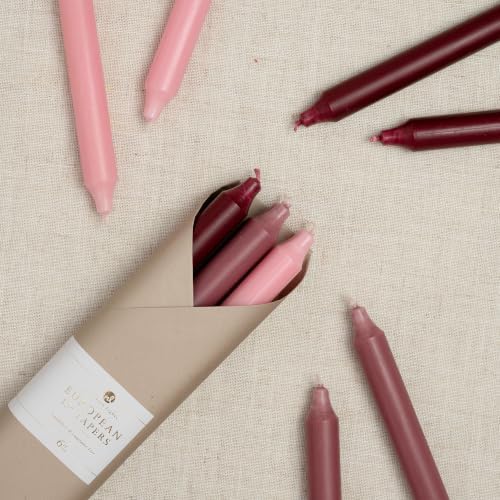 Northern Lights Candles - 12" 6pk Taper Combo - Heirloom Petals - 72749 - Image 4