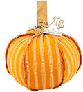 Mud Pie Woven Pumpkin Sitter, Large 14.25" x 12