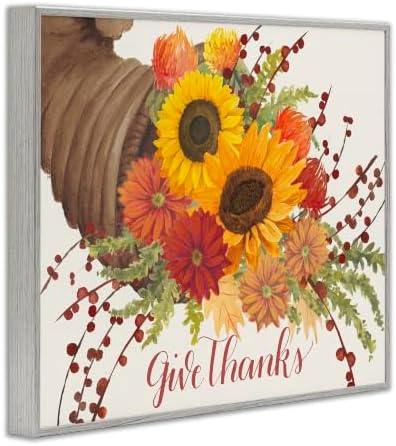 Autumn Cornucopia Thanksgiving Gratitude, 16 x 20 Inch Framed Giclée Print - Image 2