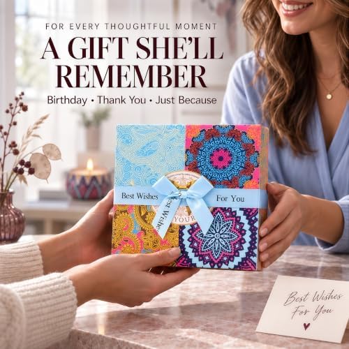 Scented Candles Gift Set for Women, 4 Pack Soy Wax Candles for Home Scented - Image 3