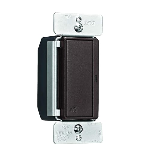 Eaton Z-Wave Plus RF9601DRB Wireless Switch, Single Pole, 3-Way, Oil-Rubbed Bronze