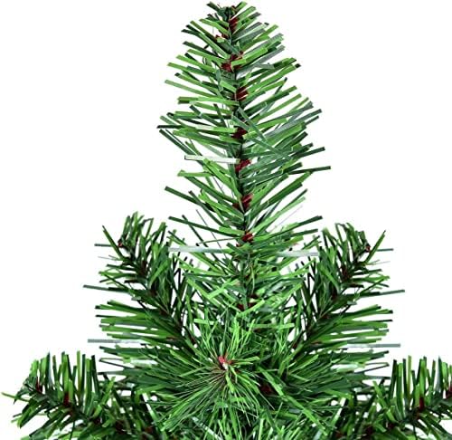 BANGTANE 2FT Mini Christmas Tree, Artificial Tabletop Spruce Xmas Tree with Lifelike Tree Top & Realistic PVC Needles, Burlap Base, Christmas, Thanksgiving Indoor Décor for Home, Office (2FT) - Image 2