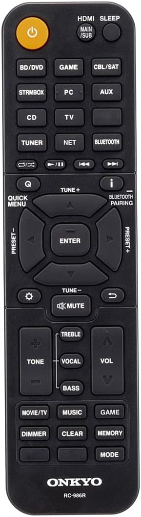 Onkyo TX–NR5100 7.2-Channel 8K Smart AV Receiver - Black