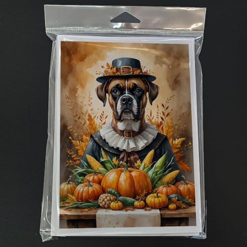 Caroline's Treasures Boxer Dogs Blank 5x7 Note Cards Set of 8 - Image 3