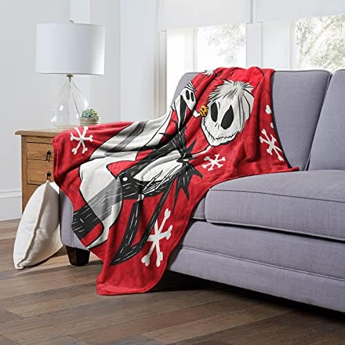 Northwest Nightmare Before Christmas Silk Touch Throw Blanket, 50" x 60", Merry Madness