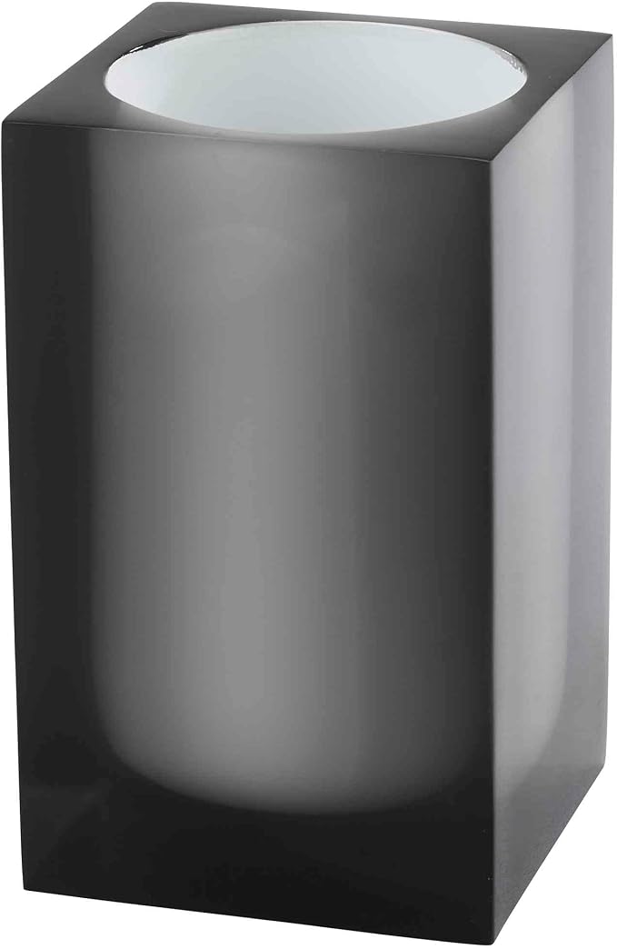Avanti Linens - Tumbler, Resin Countertop Accessories, Modern Home Decor (Soho Collection, Smoke)