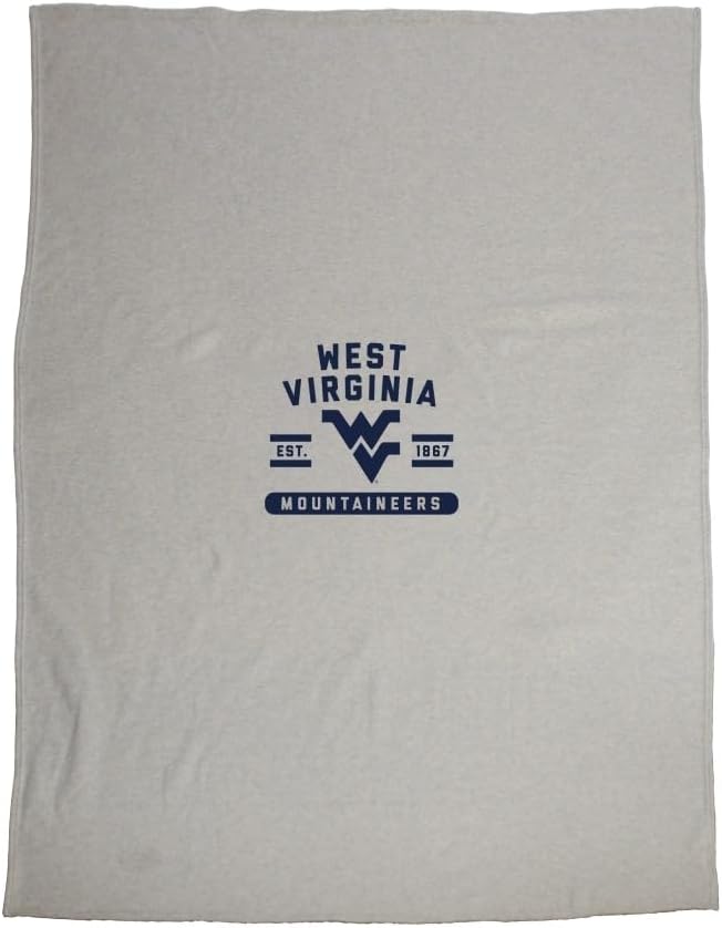 Logo Brands NCAA Sweatshirt Blanket - Officially Licensed Soft Throw Blanket for Fans, Cozy Game Day Blanket, Vintage-Style, Great Gift for Students & Alumni