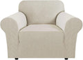 H.VERSAILTEX Armchair Cover High Stretch Sofa Slipcover 1 Piece Couch Covers for Dogs Sofa Durable Spandex Fabric Non Skid Machine Washable(Armchair 31"-40", Island Fossi)