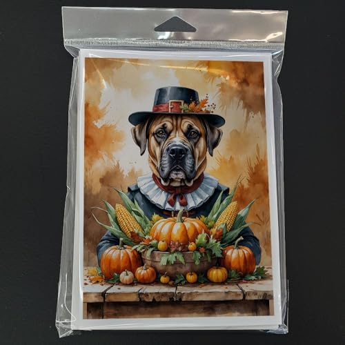 Caroline's Treasures Bullmastiff Dogs Blank 5x7 Note Cards Set of 8 - Image 3