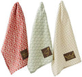 DII Thanksgiving Fall Kitchen Towels Collection Decorative Embellished Dish Towel Set, 18x28, Rustic Fall, 3 Count by DII