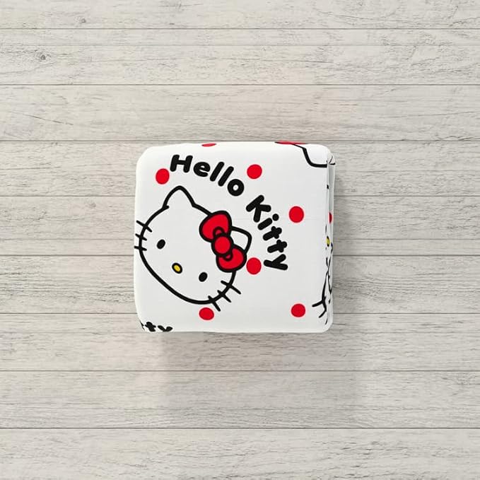 Collectibles Hello Kitty Polka Dot Bedding Super Soft Cozy Blanket, 62 in x 90 in, (Officially Licensed Product) by Franco
