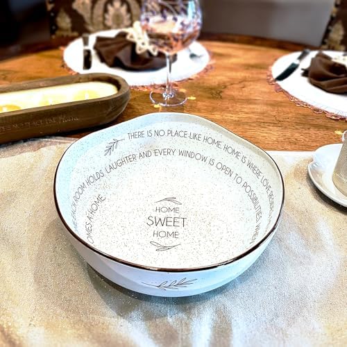 Pavilion Gift Company - Home Sweet Home - 10.5" Serving Bowl Sharing Memories Love Family Friends Thanksgiving Holidays Kitchenware Decor - Image 3