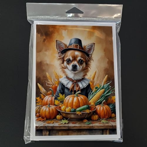 Caroline's Treasures Chihuahua Dogs Blank 5x7 Note Cards Set of 8 - Image 3