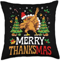 Funny Turkey Throw Pillow by Unknown