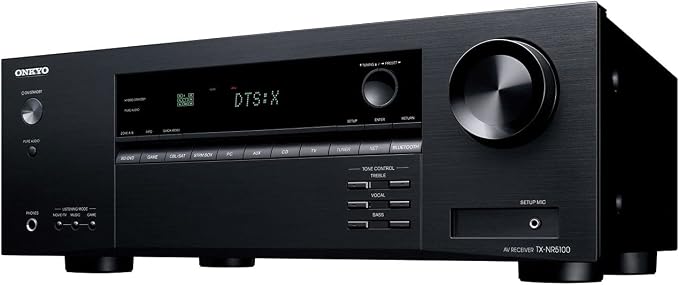 Onkyo TX–NR5100 7.2-Channel 8K Smart AV Receiver - Black