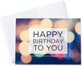 CEO Cards - Birthday Greeting Cards (Colorful Lights), 5x7 Inches, 25 Cards & 26 White Envelopes (B1603)