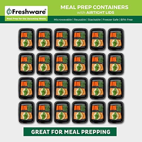 Freshware Meal Prep Containers [150 Pack] 28 oz Food Containers with Lids - Image 3