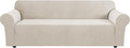 H.VERSAILTEX Stretch Extra Large Sofa Covers Sofa Slipcovers for Living Room Feature Thick Checked Jacquard Fabric with Elastic Bottom, Sofa X-Large - Island Fossi