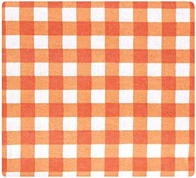 Hudson Baby Unisex Baby Cotton Flannel Receiving Blankets, Pumpkin, One Size - Image 4
