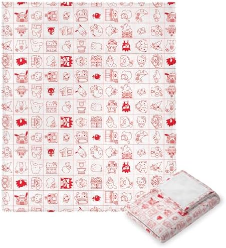 Northwest Hello Kitty Silk Touch Throw Blanket, 50" x 60", Hello Friends