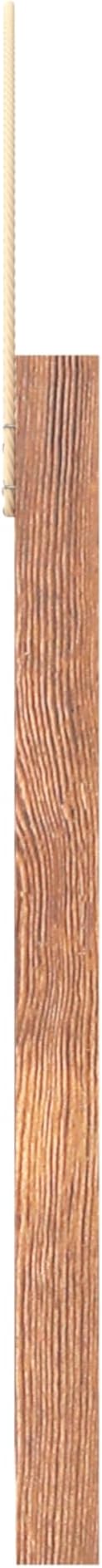 Flash Furniture Rustic Wall Mount Linen Board, for Home, Office, School, Comes with Wood Push Pins, 18" x 24", Torched Brown