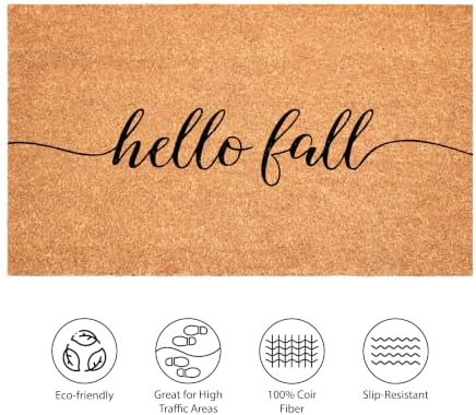 Calloway Mills Hello Fall Doormat, 17" x 29" - Image 4