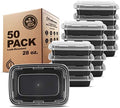Freshware Meal Prep Containers with Lids [50 Pack] 28 oz Food Containers by Freshware