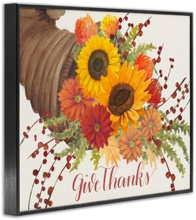 Autumn Cornucopia Thanksgiving Gratitude, 11 x 14 Inch Framed Giclée Print - Image 2