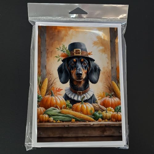 Caroline's Treasures Dachshund Dogs Blank 5x7 Note Cards Set of 8 - Image 3