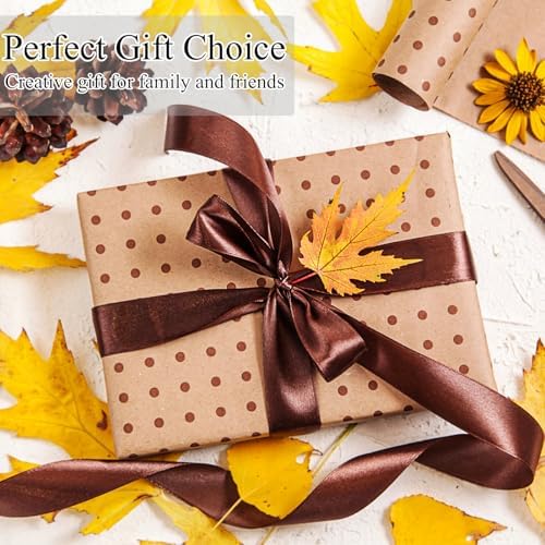 Fall Garland for Mantle,6FT Fall Leaves Pumpkin Garland with Berries/Ribbon for Christmas Autumn Decoration,Great Farmhouse Fall Decor for Home. - Image 5