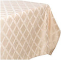 Lenox Laurel Leaf Tablecloth, Ivory - 70"W x 86"L Oval by Lenox