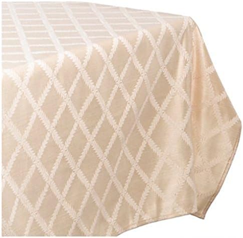 Lenox Laurel Leaf Tablecloth, Ivory - 70"W x 122"L by Lenox